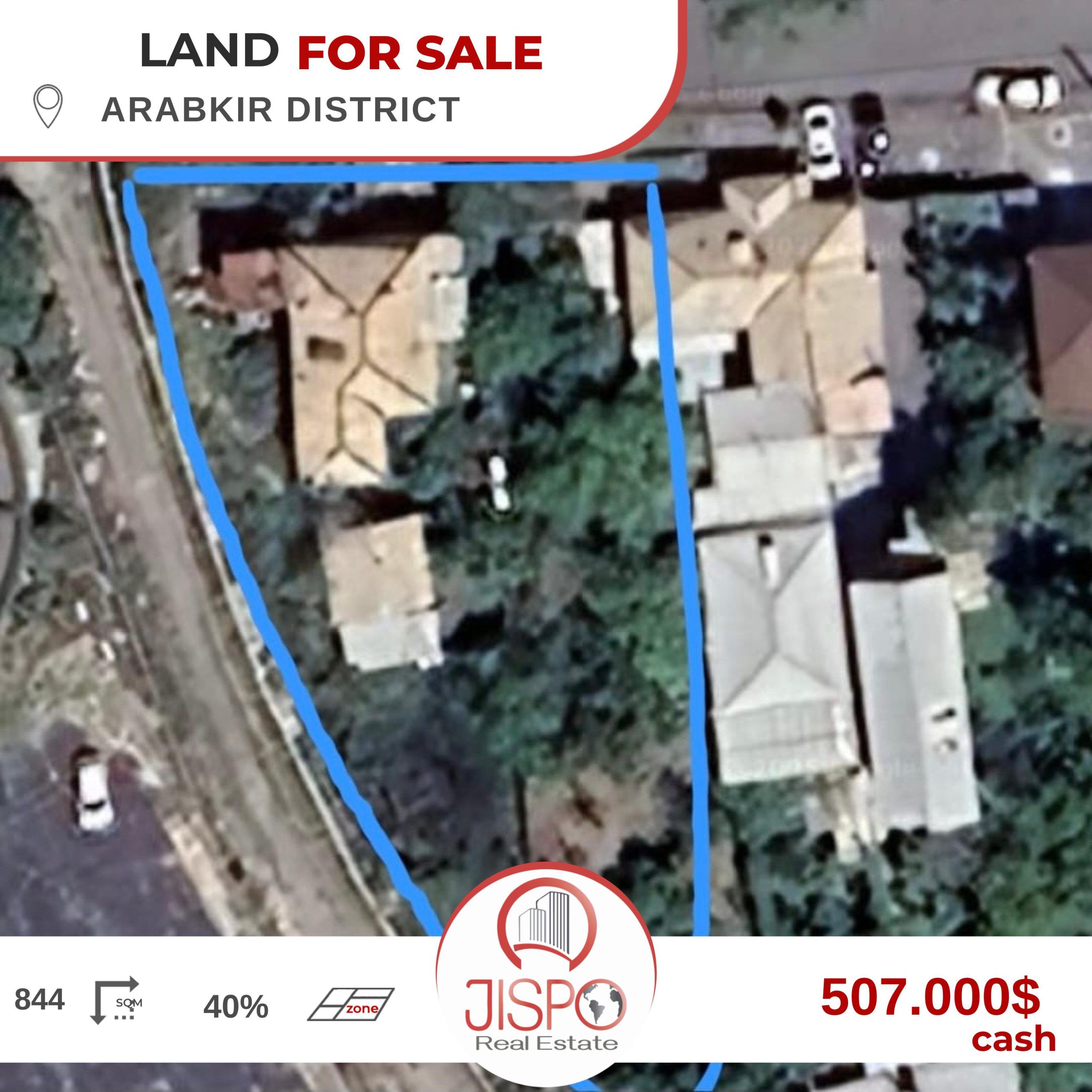 Land for Sale in Arabkir District